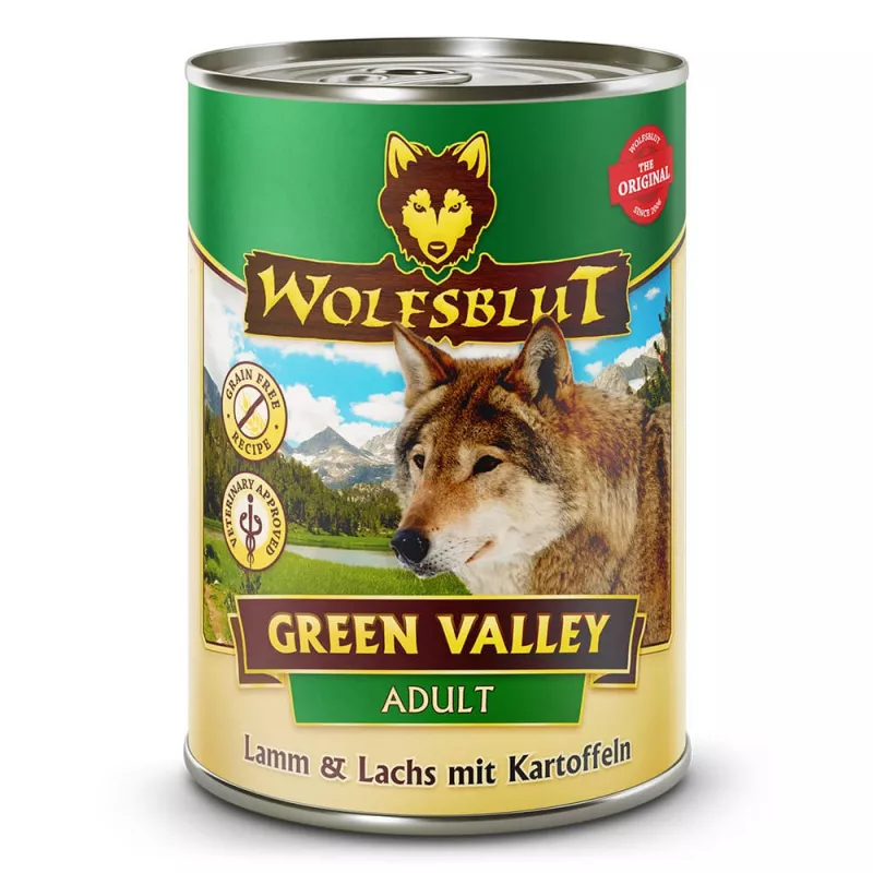 Green Valley Adult - Lamm & Lachs mit Kartoffel 395 g